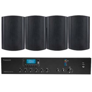 4 SPEAKERS + AMPLIFIER