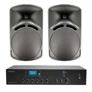 8" SPEAKERS + AMPLIFIER