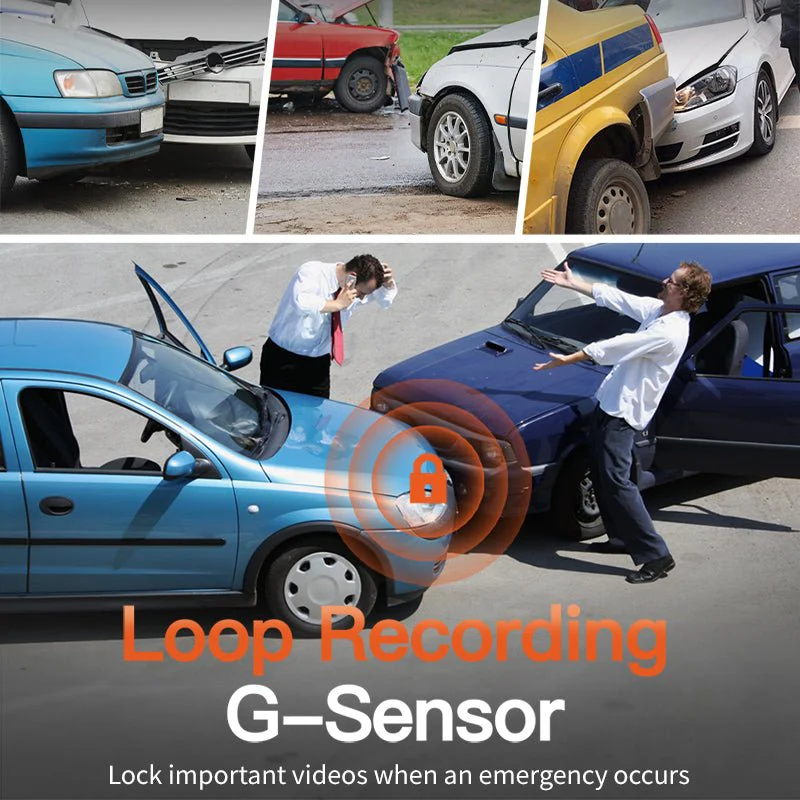 12″ 4K Mirror Dash Cam 2160P Full HD Smart Rear View Camera - Image 3